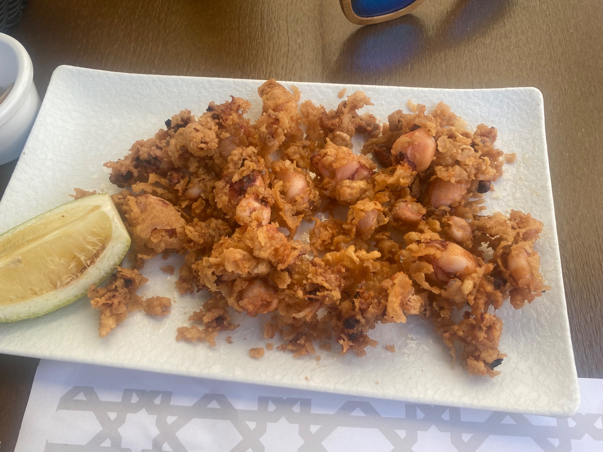 Názov - mini smažení chobotničky. Vhodné aj pre tých, ktorý nemajú radi morské plody. Vhodné pre začiatočníkov.